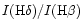 $I({\rm H}\delta)/I({\rm H}\beta)$