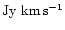 ${\rm Jy \, {\rm\, km \, s^{-1}}}$