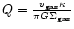 $Q = {{v_{\rm gas} \kappa} \over {\pi G \Sigma_{\rm gas}}}$