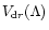 $V_{{\rm d}r}(\Lambda)$