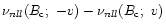$\nu_{nll}(B_{\rm c};\ -v) - \nu_{nll}(B_{\rm c};\ v)$