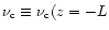 $\nu_{\rm c}\equiv\nu_{\rm c}(z= - L$