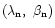 $(\lambda_{\rm n},~\beta_{\rm n})$