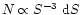 $N \propto S^{-3}\ {\rm d}S$