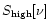 $S_{\rm high}[\nu ]$