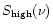 $S_{\rm high}(\nu)$