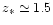 $z_\ast \simeq 1.5$