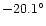 $-20.1^{\circ }$