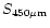 $S_{450\mu \rm m}$