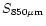 $S_{850\mu \rm m}$