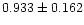 $0.933\pm0.162$