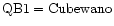 ${\rm QB1}={\rm Cubewano}$