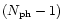 $(N_{\rm ph}-1)$