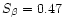 $S_\beta=0.47$