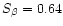 $S_\beta=0.64$