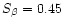 $S_\beta=0.45$