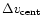$\Delta v_{\rm cent}$