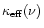 $\kappa_{\rm eff}(\nu)$