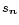 $s_{\vec{n}}$