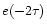 $e(-2\tau)$
