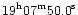${19}^{\rm h}{07}^{\rm m}{50.0}^{\rm s}$