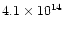 $4.1\times10^{14}$