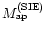 $M_{\rm ap}^{\rm (SIE)}$