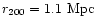 $r_{200}=1.1~{\rm Mpc}$