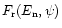 $F_{\rm r}(E_{\rm n},\psi)$
