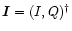 ${\vec I}=(I,Q)^{\dag }$