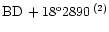 ${\rm BD\,+18^o2890\,^{(2)}}$