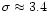 ${\rm\sigma\approx 3.4}$