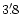$3'\,\hspace{-1.7mm}.\hspace{.0mm}8$