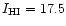$I_{\rm HI}=17.5$