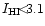$I_{\rm HI}<\, 3.1$