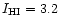 $I_{\rm HI}=3.2$
