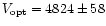 $V_{\rm opt}=4824\pm58$