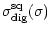 $\displaystyle \sigma_{\rm dig}^{\rm sq}(\sigma)$