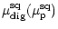$\displaystyle %
\mu_{\rm dig}^{\rm sq}(\mu_{\rm p}^{\rm sq})$