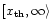 $[x_{\rm th},\infty \rangle$