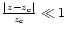 $\frac{\vert z-z_{\rm c}\vert}{z_{\rm c}}\ll 1$