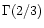 $\Gamma (2/3)$