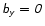 $\mathsfsl{b_y=0}$