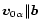 ${\vec v}_{0\alpha}\Vert
{\vec b}$