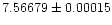 $7.56679\pm 0.00015$