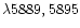 $\lambda 5889, 5895$