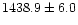 $1438.9 \pm 6.0$