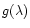 $g(\lambda)$