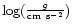 ${\log(\frac{\it g}{\rm {cm~s}^{-2}})}$