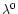 $\lambda^0$